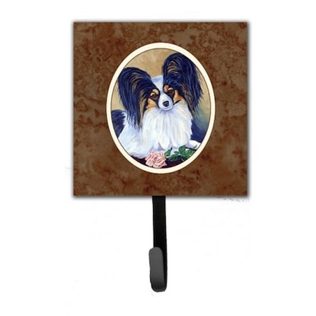 Papillon A Rose For You Leash Or Key Holder
